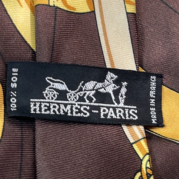 Hermes Tie, authentic, vintage - Picture 4 of 6